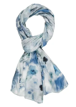 DEHA Accessori*Pashmina In Mussola Stampata Blu