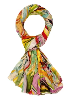 DEHA Accessori*Pashmina In Mussola Stampata Verde