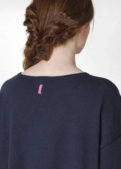DEHA Felpe & Maglieria*Pullover Ampio In Lino Blu