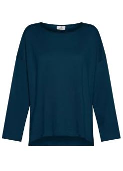 DEHA Felpe & Maglieria*Pullover Ampio In Lino Blu
