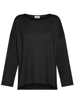DEHA Felpe & Maglieria*Pullover Ampio In Lino Nero