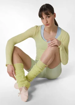 DEHA Accessori Sportivi*Scaldamuscoli In Boucle' Giallo
