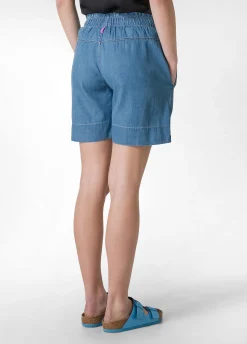 DEHA Bermuda*Shorts In Denim Lyocell Blu