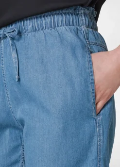 DEHA Bermuda*Shorts In Denim Lyocell Blu