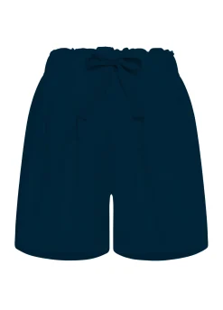DEHA Bermuda*Shorts In Misto Lino E Lyocell Blu