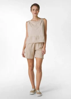 DEHA Bermuda*Shorts In Twill Tencel Beige
