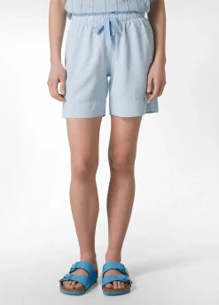 DEHA Bermuda*Shorts In Twill Tencel Blu