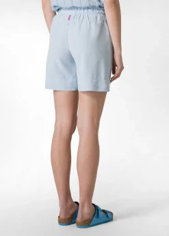 DEHA Bermuda*Shorts In Twill Tencel Blu