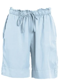 DEHA Bermuda*Shorts In Twill Tencel Blu
