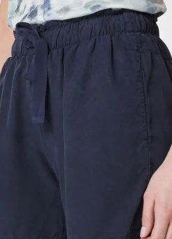 DEHA Bermuda*Shorts In Twill Tencel Blu