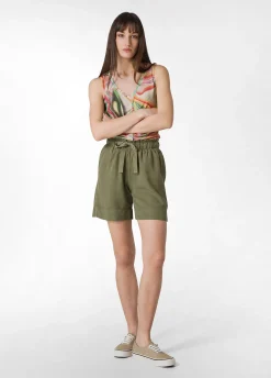 DEHA Bermuda*Shorts In Twill Tencel Verde
