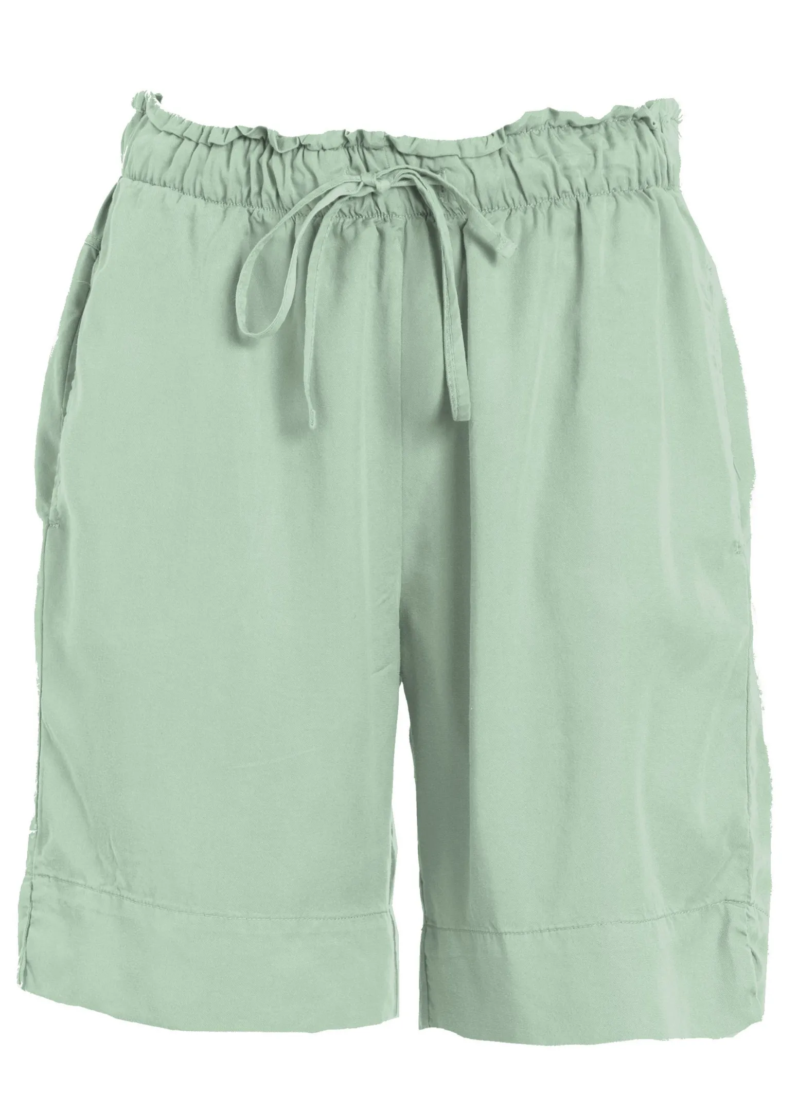 DEHA Bermuda*Shorts In Twill Tencel Verde