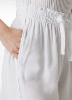 DEHA Bermuda*Shorts In Viscosa Crepe Bianco