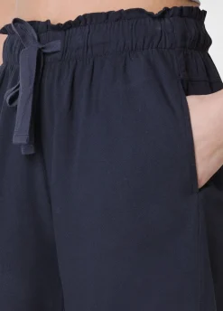 DEHA Bermuda*Shorts In Viscosa Crepe Blu