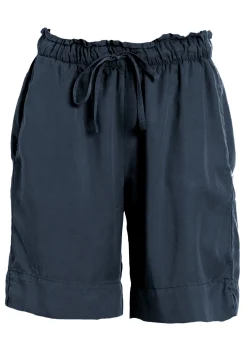 DEHA Bermuda*Shorts In Viscosa Crepe Blu