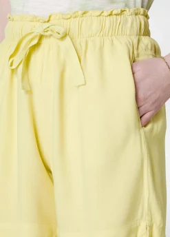 DEHA Bermuda*Shorts In Viscosa Crepe Giallo