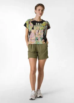 DEHA Bermuda*Shorts In Viscosa Crepe Verde