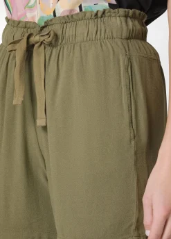 DEHA Bermuda*Shorts In Viscosa Crepe Verde