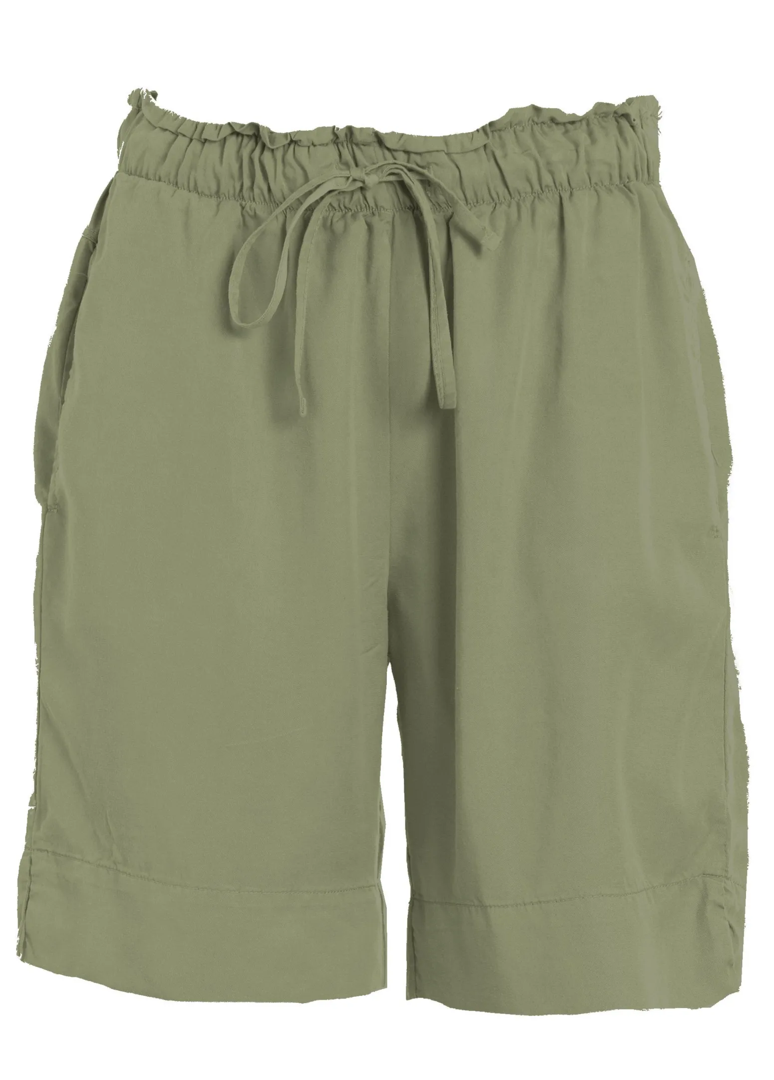 DEHA Bermuda*Shorts In Viscosa Crepe Verde
