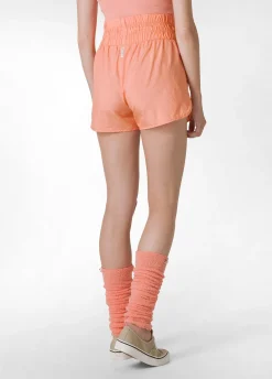 DEHA Pantaloncini Sportivi*Shorts Vita Alta In Nylon Arancio