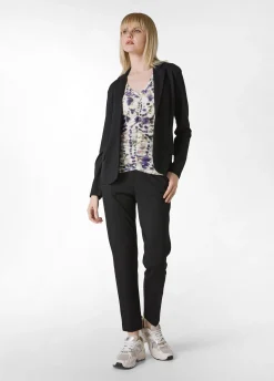 DEHA Top & T-Shirts*Top Arricciato Stampato Viola