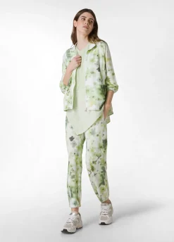 DEHA Top & T-Shirts*Top Asimmetrico Con Inserti In Lino Verde