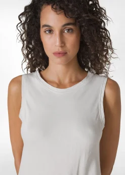DEHA Top & T-Shirts*Top Asimmetrico In Raso Grigio