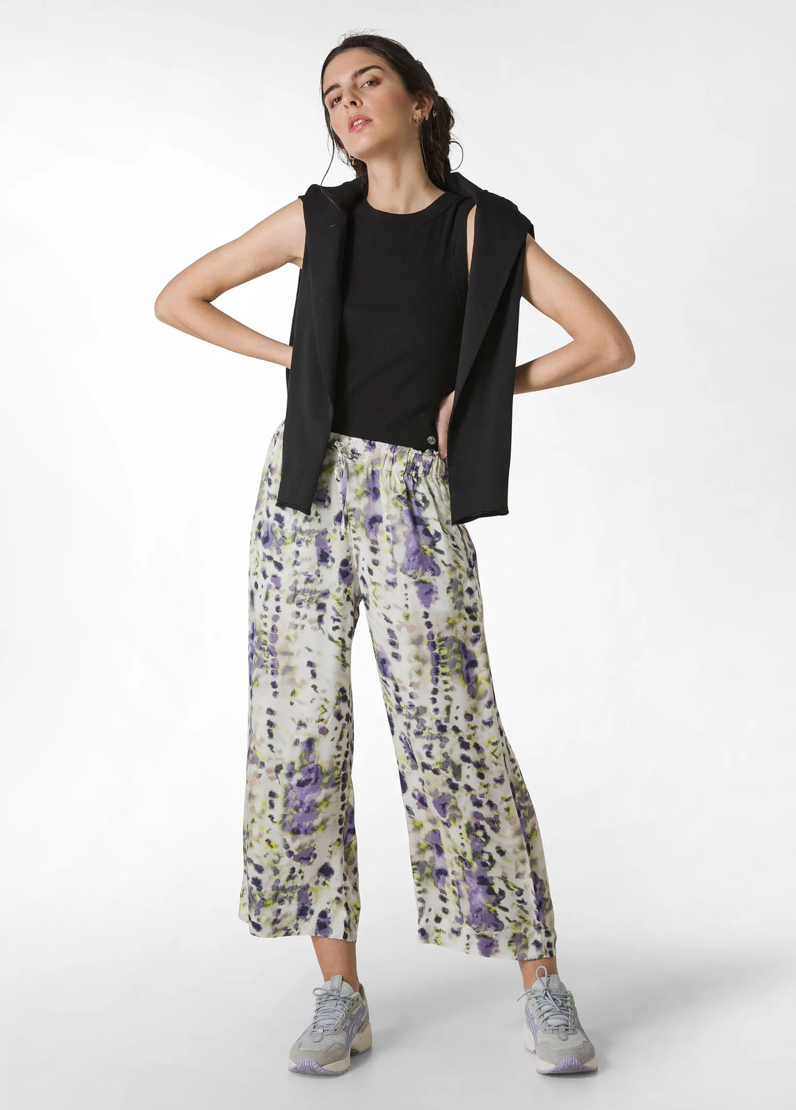 DEHA Top & T-Shirts*Top In Costina Effetto Vintage Nero