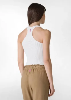 DEHA Felpe & Maglieria*Top In Maglia Di Rayon Bianco