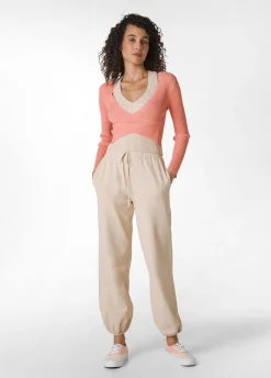 DEHA Top & T-Shirts*Top Incrociato In Maglia Di Rayon Arancio