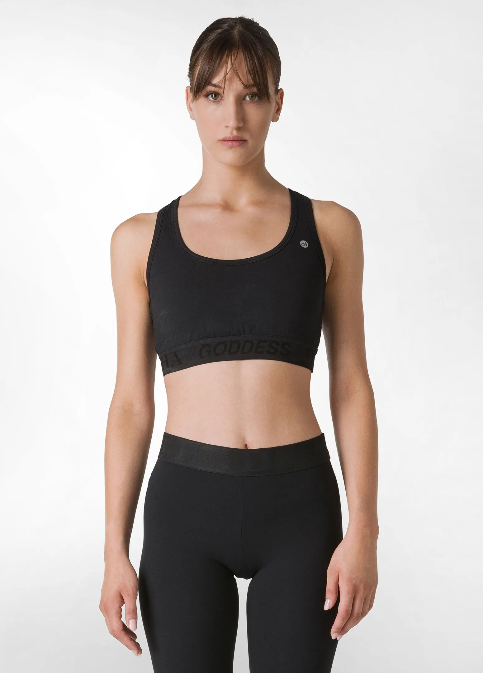 DEHA Canotte E Reggiseni Sportivi*Top Vogatore Jersey Stretch Nero