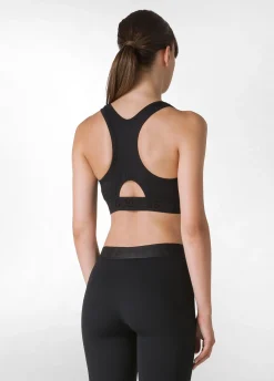 DEHA Canotte E Reggiseni Sportivi*Top Vogatore Jersey Stretch Nero