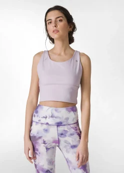 DEHA Canotte E Reggiseni Sportivi*Top Yoga In Microfibra Riciclata Viola