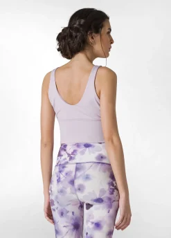 DEHA Canotte E Reggiseni Sportivi*Top Yoga In Microfibra Riciclata Viola