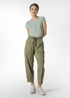 DEHA Top & T-Shirts*T-Shirt A Costine Con Bottoni Verde