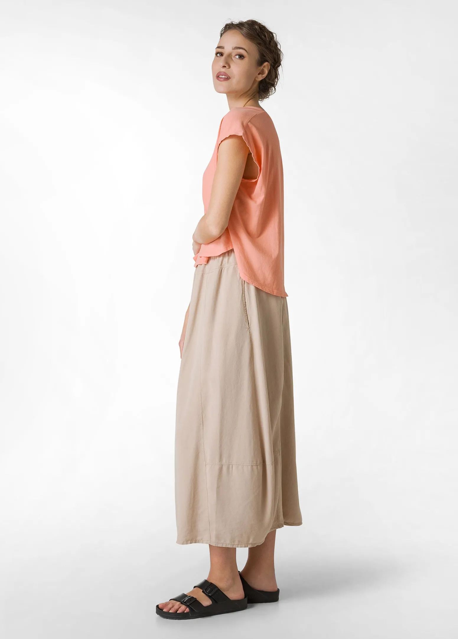 DEHA Top & T-Shirts*T-Shirt Ampia Arancio