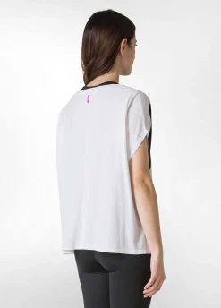DEHA Top & T-Shirts*T-Shirt Ampia Con Grafica Bianco