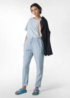 DEHA Top & T-Shirts*T-Shirt Con Taschino In Tweed Blu
