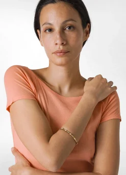 DEHA Top & T-Shirts*T-Shirt In Costina Leggera Arancio