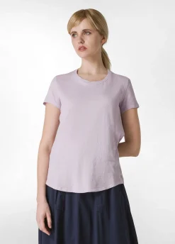 DEHA Top & T-Shirts*T-Shirt In Jersey Fiammato Viola