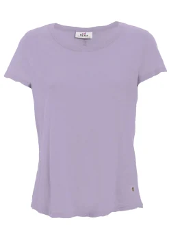 DEHA Top & T-Shirts*T-Shirt In Jersey Fiammato Viola