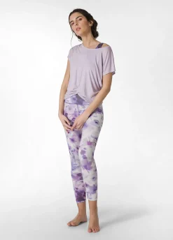 DEHA Top & T-Shirts*T-Shirt In Viscosa Con Nodo Viola