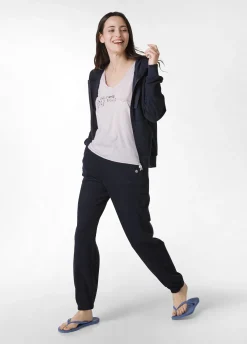 DEHA Top & T-Shirts*T-Shirt Leggera Scollo A V Con Stampa Viola