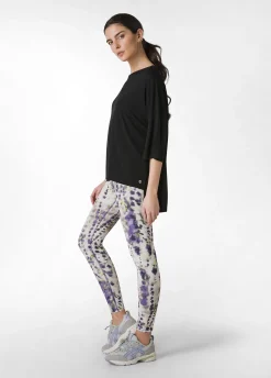 DEHA Top & T-Shirts*T-Shirt Maxi In Viscosa Nero