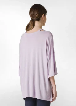 DEHA Top & T-Shirts*T-Shirt Maxi In Viscosa Viola