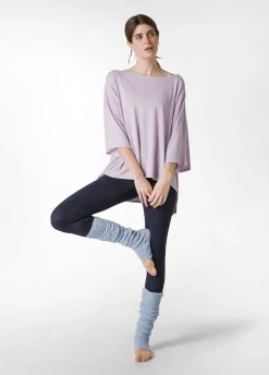 DEHA Top & T-Shirts*T-Shirt Maxi In Viscosa Viola