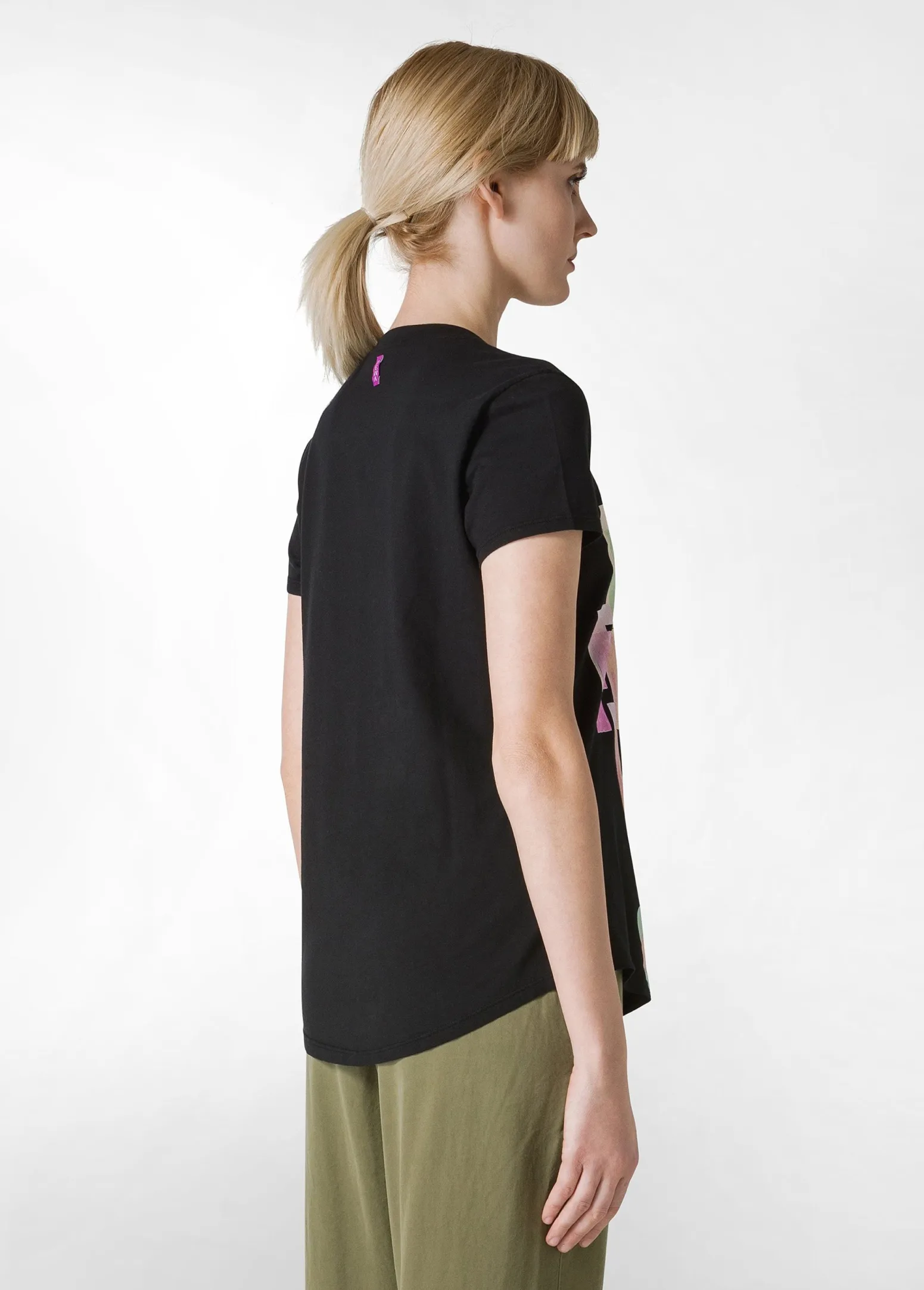 DEHA Top & T-Shirts*T-Shirt Svasata Con Scritte Nero